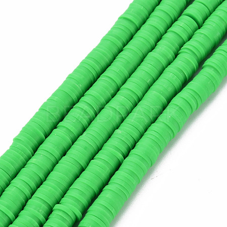 Handmade Polymer Clay Bead Strands CLAY-T002-6mm-43-1