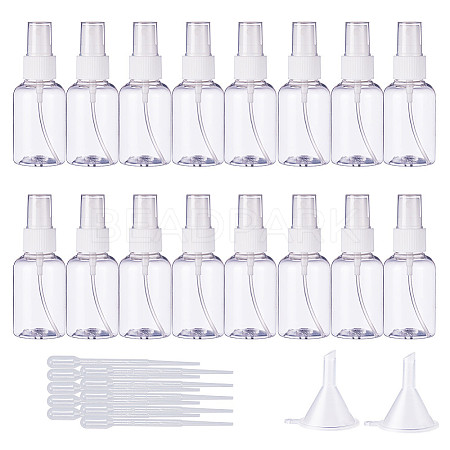 Mini Transparent Plastic Funnel Hopper MRMJ-BC0001-23-1