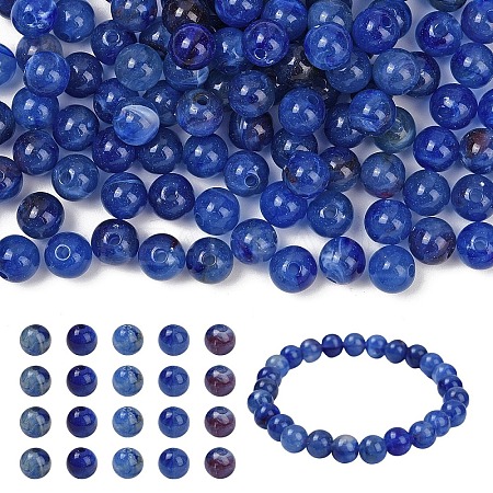 170Pcs Round Imitation Gemstone Acrylic Beads OACR-YW0002-16A-1