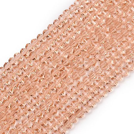 Transparent Glass Beads Strands GLAA-G125-01A-03-1