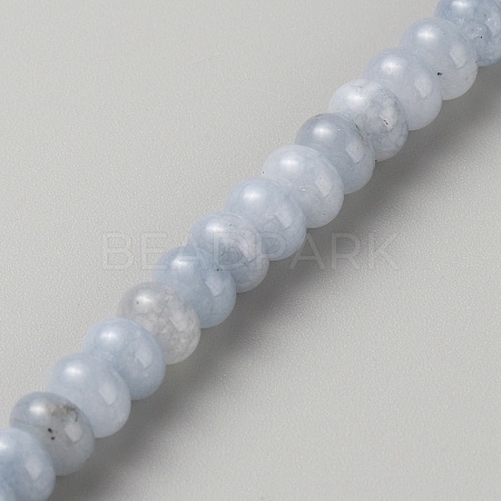 2 Strands Natural Aquamarine Beads Strands G-NB0004-94B-1