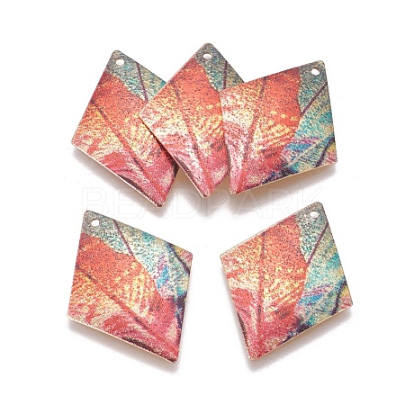 Printed Iron Pendants IFIN-L028-A02-1