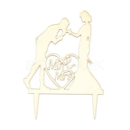 Valentine's Day DIY Acrylic Cake Card Decoration AJEW-WH0248-12A-1