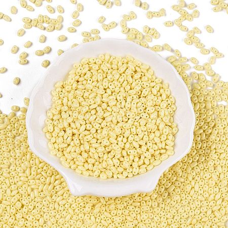 Baking Paint Glass Seed Beads SEED-T006-03B-1