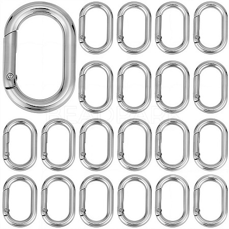 Zinc Alloy Spring Gate Rings FIND-SP0001-12B-1