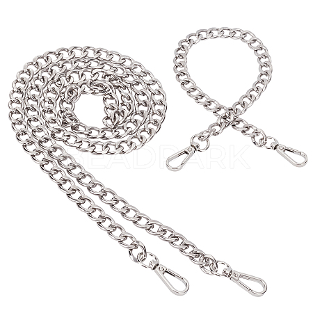 Aluminum Curb Chain Bag Handles FIND-PH0002-13S-1