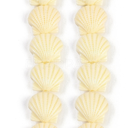 Synthetic Coral Dyed Carved Beads Strands CORA-K009-05B-01-1