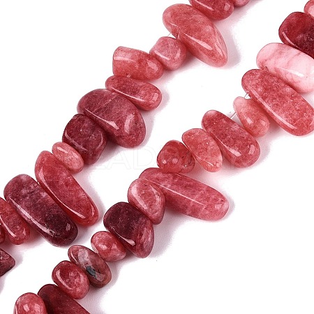 Dyed Natural Quartz Beads Strands G-Q606-24A-09-1