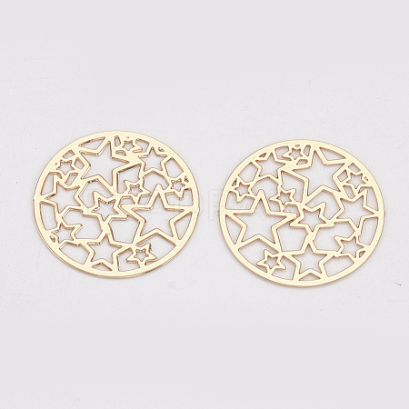 Brass Filigree Joiners Links X-KKC-S001-013KC-1