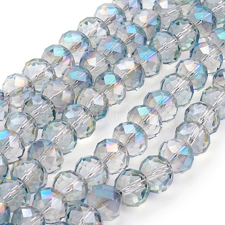 Electroplate Glass Beads Strands X-EGLA-S001-1-1