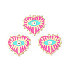 Rack Plating Alloy Enamel Pendants X-ENAM-K067-05B-2