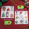 2 Sets 2 Style Christmas Theme DIY Diamond Painting Stickers Kits for Kids DIY-SZ0003-42-4