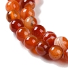 Natural Striped Agate/Banded Agate Beads Strands G-Z060-A01-A05-4
