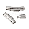Tarnish Resistant Column 316 Surgical Stainless Steel Bayonet Clasps X-STAS-A021-5mm-1