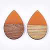 Resin & Walnut Wood Pendants RESI-T023-02A-2