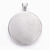 304 Stainless Steel Big Pendants STAS-L204-03AS-2