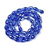 Transparent Electroplate Glass Beads Strands EGLA-N013-T4mm-B11-2