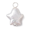 Natural Nucleated Baroque Keshi Pearl Pendants PALLOY-JF02900-02-3