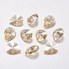 Faceted K9 Glass Rhinestone Charms RGLA-F053-A-001GS-1