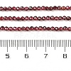 Natural Garnet Beads Strands G-F619-17A-2mm-3