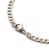 Maple Leaf 304 Stainless Steel Enamel Pendant Necklaces NJEW-D066-02P-3
