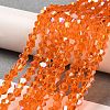 Transparent Electroplate Glass Beads Strands LS-GLAA-F029-2mm-A11-4