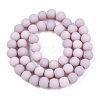 Opaque Glass Beads Strands X-GLAA-T032-P8mm-MD07-3