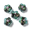 Handmade Foil Lampwork Beads Strands FOIL-Z001-02C-2