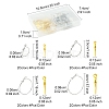 32Pcs 8 Styles Iron Huggie Hoop Earring Findings IFIN-FS0001-49A-4