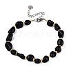 Natural Obsidian Beaded Bracelets for Women G-P563-07P-14-1