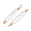 Natural Baroque Keshi Pearl Pendants PA-CBA0A45-02G-2