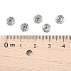 316 Surgical Stainless Steel Rhinestone Spacer Beads STAS-L285-001P-02-3