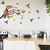 Translucent PVC Self Adhesive Wall Stickers STIC-WH0015-264-6