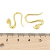 925 Sterling Silver Hoop Earrings Findings STER-B004-15G-3