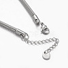 304 Stainless Steel Necklaces NJEW-P128-09P-3