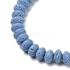 Synthetic Lava Rock Beads Strands G-B087-02A-08-3