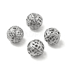 Non-Tarnish 304 Stainless Steel Hollow Round Beads STAS-P319-13P-3