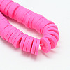 Handmade Polymer Clay Bead Strands CLAY-T002-6mm-M-4