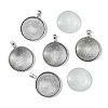 DIY Blank Tibetan Style Alloy Pendants Making Kit DIY-FS0005-80A-3