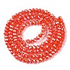 Electroplate Glass Beads Strands EGLA-A044-P2mm-B03-3