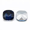 Pointed Back Glass Rhinestone Cabochons RGLA-T032-10x10mm-14-2