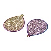 201 Stainless Steel Filigree Pendants SA-CBA7F03-01-2