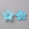 Frosted Acrylic Bead Caps MACR-S371-08A-755-2
