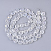 Electroplate Glass Beads Strands EGLA-S190-04-2