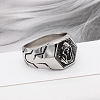 316L Surgical Stainless Steel Finger Rings for Men FS-WG2869D-01-4