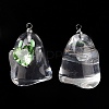 Halloween Transparent Acrylic Enamel Pendants OACR-A018-01-4