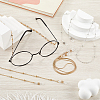 4Pcs 4 Styles Iron & Alloy Eyeglasses Chains AJEW-CN0002-75B-4