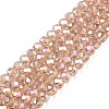 Electroplate Glass Beads Strands EGLA-A044-T4mm-B20-1