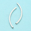 925 Sterling Silver Tube Beads STER-Q191-01B-S-3