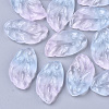 Two Tone Transparent Spray Painted Glass Pendants X1-GLAA-T013-02-D02-1